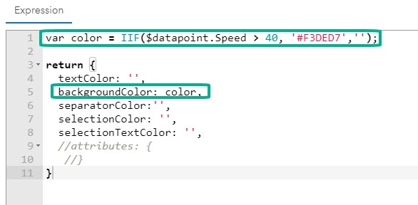 Beispiel-Arcade-Ausdruck Beispiel-Arcade-Ausdruck