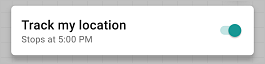 Track my location on Android Track my location on Android